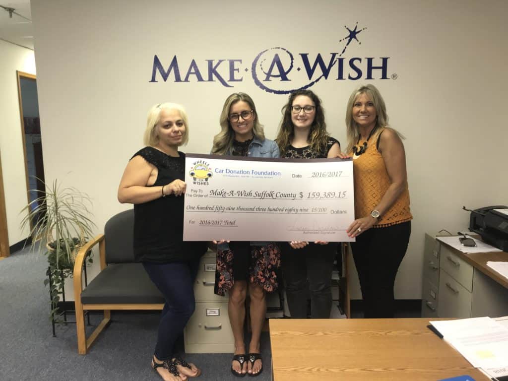 WFW check to Make-A-Wish Suffolk County WFW check to Make-A-Wish Suffolk County