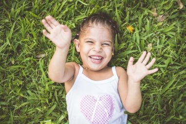 Little girl smiling