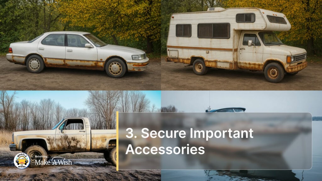 Secure Important Accessories