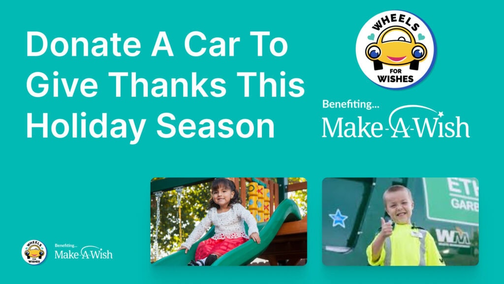 Donate A Car To Give Thanks this holiday season