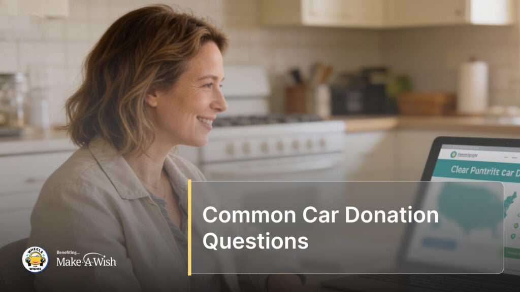 Common Car Donation Questions