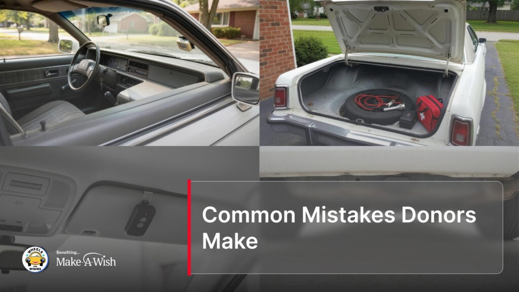 Common Mistakes Donors Make