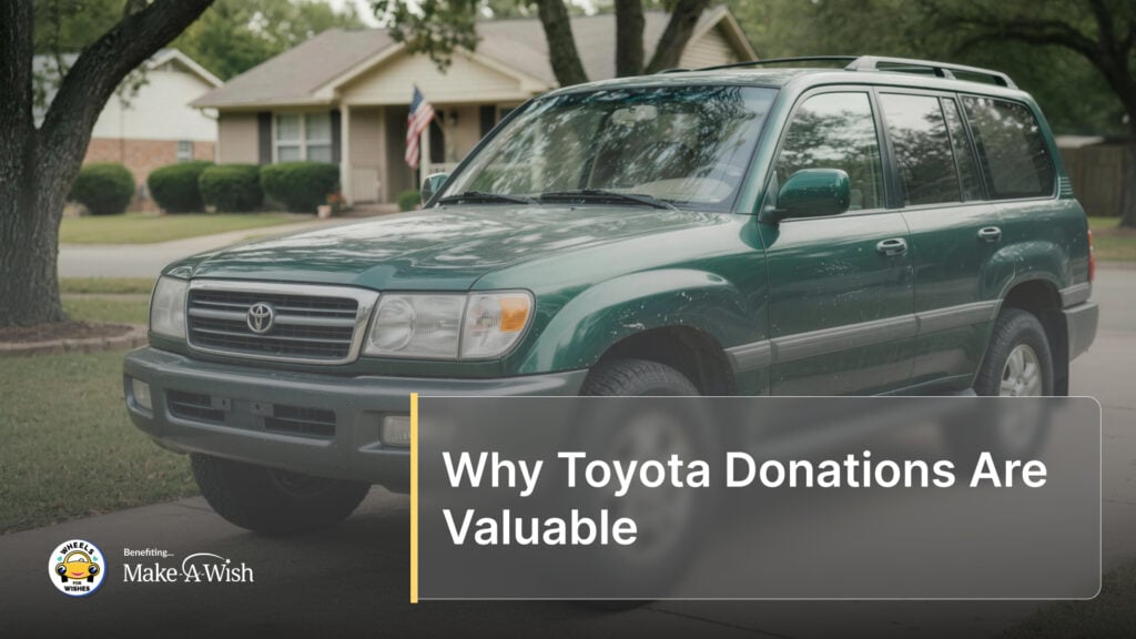 Why Toyota Donations Are Valuable