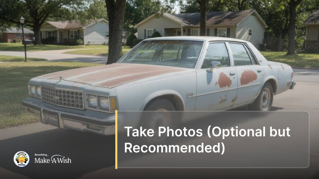 Take Photos (Optional but Recommended)